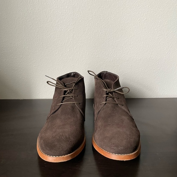 River Island Brown Suede Ankle Boot - Picture 1 of 6